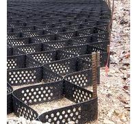 Stabilizzatore di ghiaiaGriglia di terra antiscivolo in geogriglia in polietilene per vialetti, cortili, muri di sostegno e stabilizzazione del pendio, sistema di supporto scalabile per fondazioni