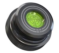 Stabilizzatore di peso record, morsetto per giradischi in vinile 60 Hz, 60 Hz 378 g, stabilizzatore per dischi LP con livellamento a bolle per vibrazioni bilanciate (nero, 60 Hz)
