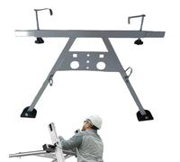 Stabilizzatore Di Scala Per Tetto - Base Stabilizzatrice Regolabile | Robusto E Antiscivolo | Accessorio per Scale Pieghevole E Rettilineo | Distanziatore Di Scala | Stabilizzatore A Forma
