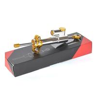 Stabilizzatore di smorzamento dello sterzo Staffa stabilizzatrice per ammortizzatore di sterzo per motocicletta adatta per YAMAHA MT03 2020-2025 Stabilizza il controllo di sicurezza(Silver Gold)