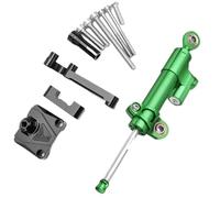 Stabilizzatore di sterzo Ammortizzatore Di Sterzo Per Motocicletta Per Per N-ja 250R EX250 2008-2012 Stabilizza Il Controllo Di Sicurezza Con Staffa Di Montaggio(Green)