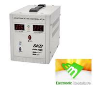 STABILIZZATORE DI TENSIONE/CORRENTE 3000VA 1800W CON DISPLAY COLORE BIANCO