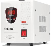 Stabilizzatore di Tensione Elettronico, Stabilizzatore di Tensione Completamente Automatico da 220 V 3000 W per Uso Domestico Ad Alta Potenza Computer TV Alimentatore Stabilizzato Ca