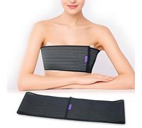Stabilizzatore e fascia di compressione post-operatoria per protesi mammarie, fascia per aumentare e ridurre il seno, cintura toracica, fascia di supporto per reggiseno sportivo, colore nero