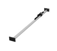 Stabilizzatore For Carico In Acciaio Resistente, Palo Di Supporto Telescopico Regolabile, Con Poggiapiedi E 51-75 Pollici Regolabili, Capacità 440 Libbre For Divisorio(3 pieces,1524-1904mm)