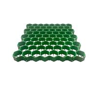 Stabilizzatore for in griglia di plastica, tappetino in erba con griglia di ghiaia, for parcheggi, giardini e pendenze di vialetti (verde, 1 m²)(7cm-4 pieces)