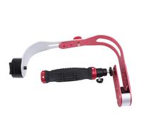 Stabilizzatore Fotocamera Portatile per Dslr in Lega di Alluminio Rosso