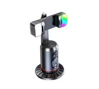 Stabilizzatore Gimbal con Rotazione A 360, Treppiede per Selfie, Gimbal da Tavolo con Tracciamento del Viso per Smartphone In Tempo Reale