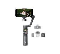 Osmo Mobile 8P+Trasmettitore Mic Mini 2, gimbal smartphone, micro wireless