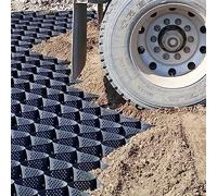 Stabilizzatore griglia di terra da 2 pollici per ghiaia sabbia cementoFinitrici tagliabili per vialetti, patii, capannoni da giardino, base pesante Du3000KG Capacità di carico (Colore: W)