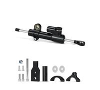 Stabilizzatore Moto Sterzo Antiurto Staffa Di Montaggio Kit Ammortizzatore Regolabile Per F&ORZA 350 Per NSS 350 Per NSS350 Per Forza350 Dello Sterzo(A Set Black)
