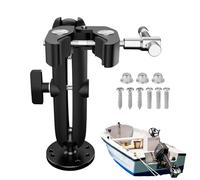 stabilizzatore motore - Supporto in lega di alluminio, morsetto albero regolabile | Anti vibrazione con rotazione a 360 adatto per kayak canoa barche da motoscafi zattere gonfiabili