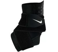 Stabilizzatore Nike Pro Ankle Strap Sleeve - black/white - Nero (L)