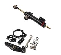 Stabilizzatore per ammortizzatore di sterzo per mo Supporto Ammortizzatore Per Barra Di Controllo Del Tampone Per Motocicletta, Per MT09 2021-2024, Per MT-09 XSR900 2022-2024(Black-A)