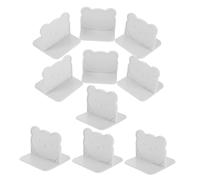 Stabilizzatore per Box Gioco Antiscivolo 10 Pezzi, Plastico Bianco | Ricambio per Recinti e Cancelletto, Uso in Ambienti Interni, Set da 10 per Supporto di Fissaggio
