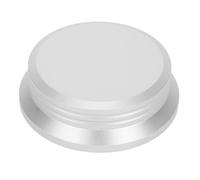 Stabilizzatore per dischi HiFi, morsetto pesante in lega di alluminio per giradischi a 250 g, stabilizzatore universale per dischi con montaggio di precisione CNC per giradischi a (Argento)