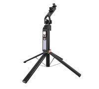 Stabilizzatore per il Tracciamento Automatico del Volto per la Fotocamera dello Smartphone, Quadrupede Porta Telefono Estensibile da 5,9 Piedi con Luce di Riempimento del
