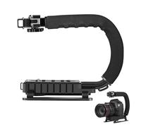 Stabilizzatore per impugnatura della fotocamera - Impugnatura stabile per video, supporto portatile a forma di C, per slitta fredda, attrezzatura per la realizzazione di filmati | Supporto