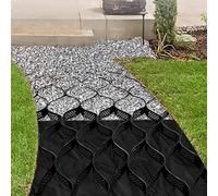 Stabilizzatore per pareti di sostegno da giardino, resistente rete per pavimentazione esterna per ghiaia e granito, griglia per pendio per patii e passerelle, griglia per paesaggistica a terra