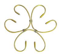 Stabilizzatore per piante, supporto per stelo Monstera per piante da interno, morsetto decorativo in metallo per traliccio per fiori da giardino, accessori per piante da appartamento per una crescita