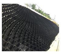 Stabilizzatore per vialetti in ghiaia, controllo dell'erosione da 10,2 cm a 5,1 cm, soluzione ecologica personalizzabile per sentieri e patii (2 x 6 m / 6,5 x 20 piedi 10 cm di altezza)