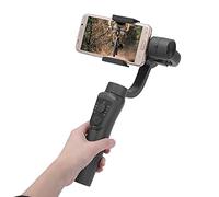 Stabilizzatore Portatile Anti-vibrazioni a Tre Assi con Panorama a 330°, Interruttore Sull'impugnatura e Durata della Batteria di 12 Ore per Riprese Multifunzionali