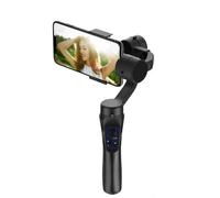 Stabilizzatore portatile for cellulare con giunto cardanico a 3 assi, registrazione video anti-vibrazione, tracciamento del volto, zoom, adatto for iPhone smartphone Android(F6-Mini Tripod)