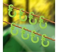 Stabilizzatori a coda di scimmia, 48 pezzi, in morbido silicone per archi composti, efficaci nel ridurre il rumore e le vibrazioni (8 pezzi, verde)