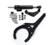 Stabilizzatori e Ammortizzatori per Moto Per SUZUKI Per GSX S1000GT 2022 2023 2024 CNC Ammortizzatore Di Sterzo Kit Di Montaggio Staffa Stabilizzatrice Ammortizzatore Manubrio Moto(Black A)