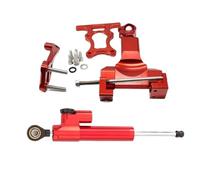 Stabilizzatori e Ammortizzatori per Moto PER Ya&ma&ha PER MT 07 FZ07 2014-2019 Di Montaggio Per Staffa Stabilizzatrice Ammortizzatore Sterzo Moto Stabilizzatore Sterzo Moto(Red)