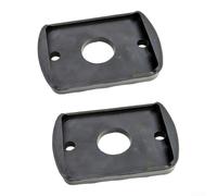Stabilizzatori per macchina da palestra, 14 x 10 cm, in gomma antiscivolo | Materiale resistente all'usura, base antiscivolo, adatta per piedini 9 x 13 cm, impedisce lo spostamento, set da 2 pezzi