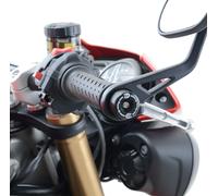 Stabilizzatori/tamponi manubrio Triumph Bonneville Bobber 17 specchi bar-end R&G