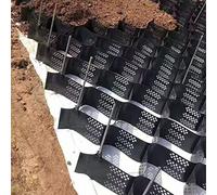 Stabilizzazione Geo Cell Paving SystemPermeable Gitter Mats 1m/2m/4m/6m/8m/10m di larghezza per il controllo dell'erosione Pathway Construction & Driveway Stabilizzazione