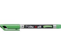 Stabilo 166/36 - Pennarello indelebile Write 4 al, L 0.4 mm, colore: verde