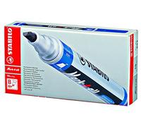 Stabilo 653/41 Mark-4-All Marker Permanente Punta a Scalpello, Blu