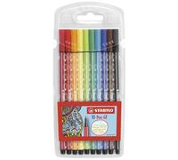 STABILO 6810/PL Pennarello in fibra Pen 68 Assortito vari colori 1 mm 10 pz.