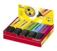STABILO 70/10-1 Evidenziatore BOSS® ORIGINAL Giallo, Verde, Rosa, Blu 2 mm, 5