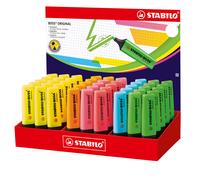 STABILO - 70-45-1 - Evidenziatore Boss Original - colori assortiti - Stabilo - expo 45 pezzi - 83929 - Conf. da 1 Pz. - 70-45-1