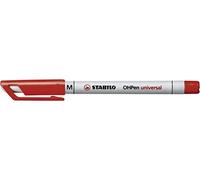 Stabilo 853/40 - Penna universale OHPen Medium, solubile in acqua, colore: Rosso