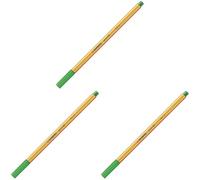 STABILO 88/36 penna a punta fine, Verde (Confezione da 3)