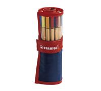STABILO - 8825-021 - Fineliner Point 88 - tratto 0,4 mm - colori assortiti - Stabilo - rollerset 25 pezzi - 49979 - Conf. da 1 Pz. - 8825-021