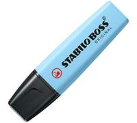Evidenziatore Stabilo Boss Pastel - tratto 2 - 5 mm - azzurro cielo 112 - Stabilo