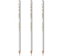 STABILO All Acquerello Effetto Matita Confezione da 3 Matite, Bianco