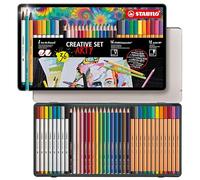 Stabilo Set Di Pennarelli Stabilo Point 88 - Pen 68 Brusht - Aquacolor Multicolo
