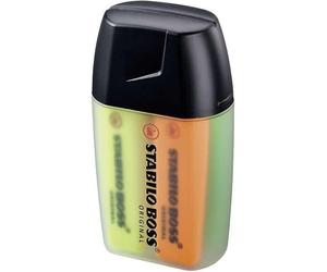 Stabilo Boss 70 Big Boss Confezione da 4 Pennarelli Fluorescenti - Linea tra 2 e 5 mm - Ricaricabile - Inchiostro a Base Aqua - NEW