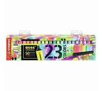 Stabilo Boss Evidenziatori Desk Set 50 Anni - 23 Colori+PENNA IN OMAGGIO