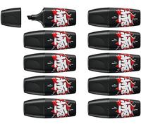 Stabilo BOSS MINI by Snooze One - Evidenziatore e Marker - Confezione da 10 - Nero