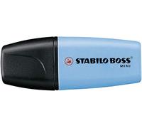 Evidenziatore Boss Mini - punta a scalpello - tratto 2 - 5 mm - azzurro 31 - Sta