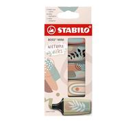 Stabilo BOSS MINI Naturevibes - Evidenziatore - Astuccio da 5 - Colori assortiti