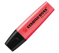 Evidenziatore Stabilo Boss Original - punta a scalpello - tratto 2 - 5 mm - rosso 40 - Stabilo
